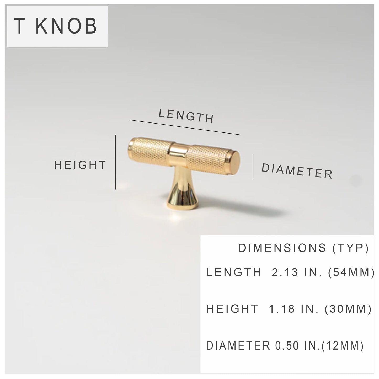 Knurled Brass Cabinet Knobs and Pulls