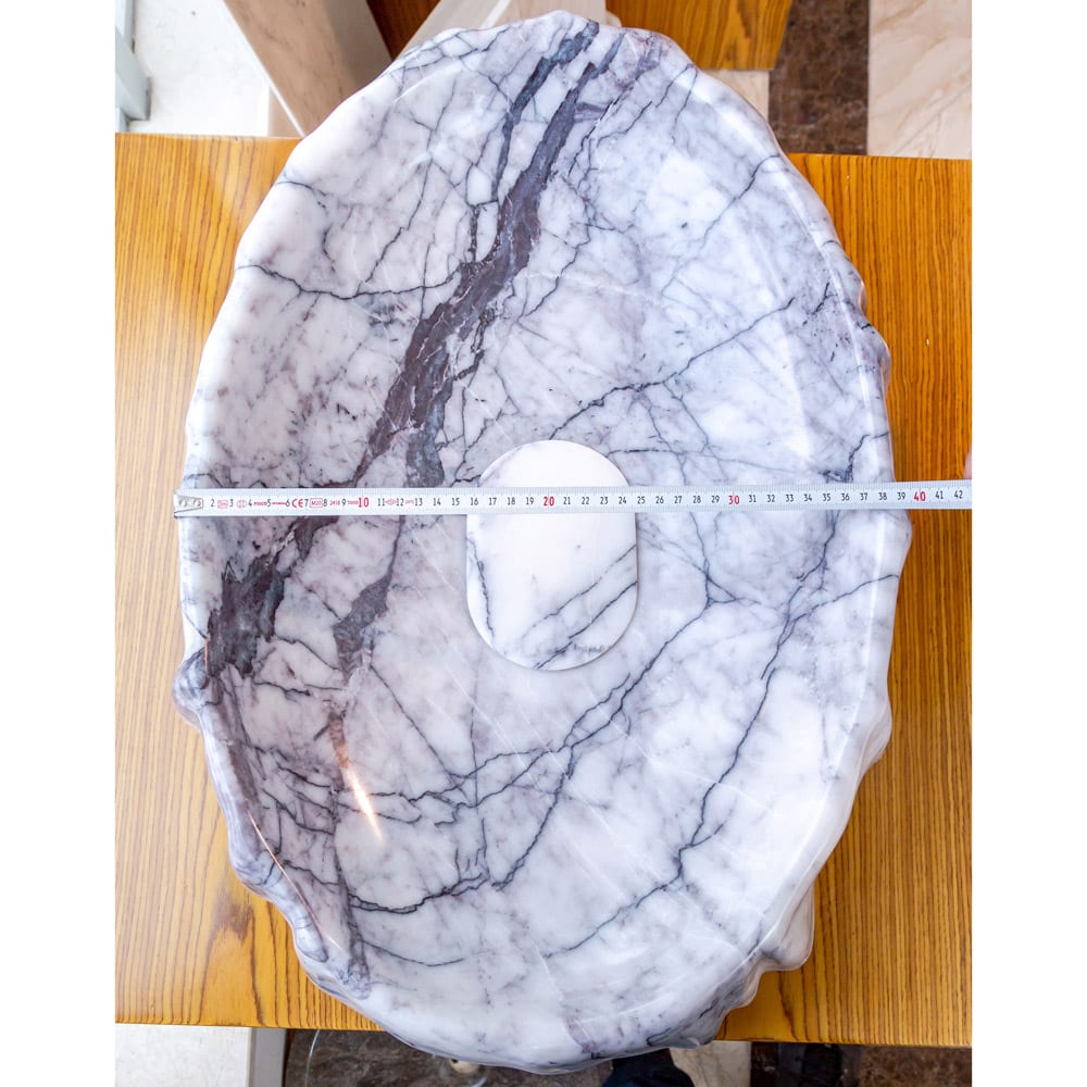 New York Marble Designer Above Vanity Bathroom Vessel Sink Polished