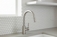 Penny Round White Porcelain Tile Mosaic – Glossy or Matte - Tilevanity.com