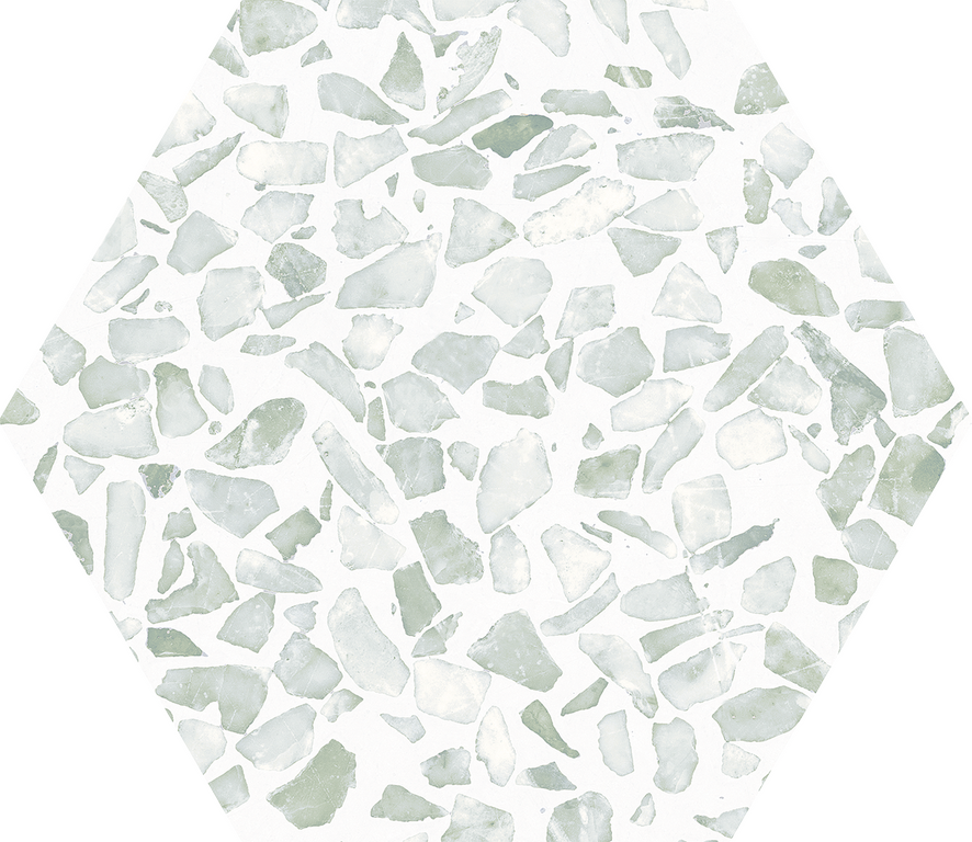 9x10 Riazza Green porcelain tile