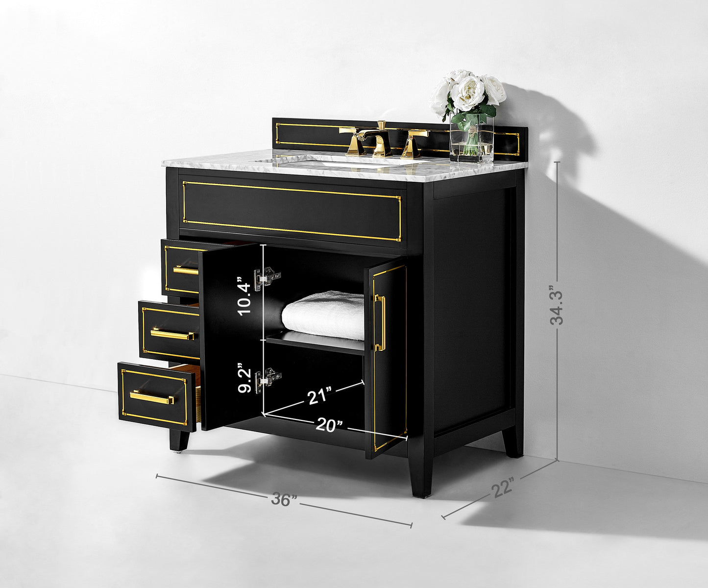 Aspen Bathroom Vanity Collection