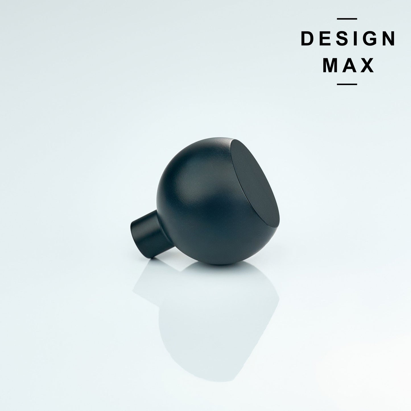 Caldon Matte Black Solid Brass Cabinet Knob