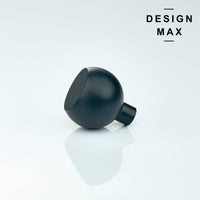 Caldon Matte Black Solid Brass Cabinet Knob