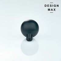 Caldon Matte Black Solid Brass Cabinet Knob