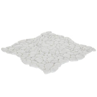 Carrara Super White Mico Crystal Pebbles Mosaic Matte