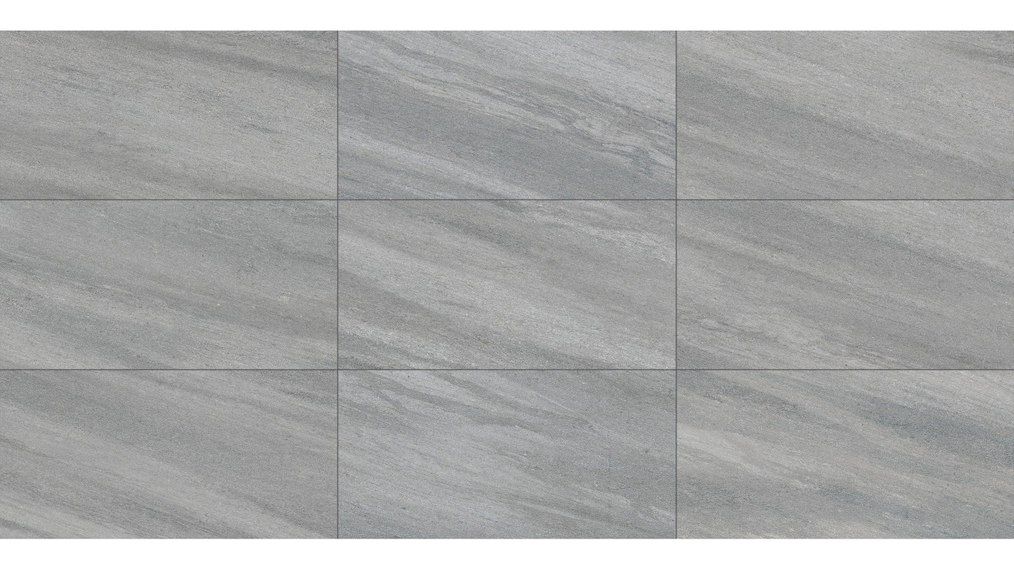 16x32 Quartzite Gray Porcelain Pavers 2cm (Made In USA)