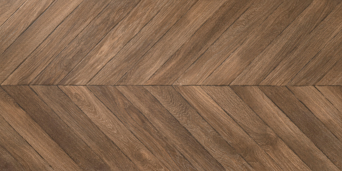 24x48 Chevron brown Porcelain Tile