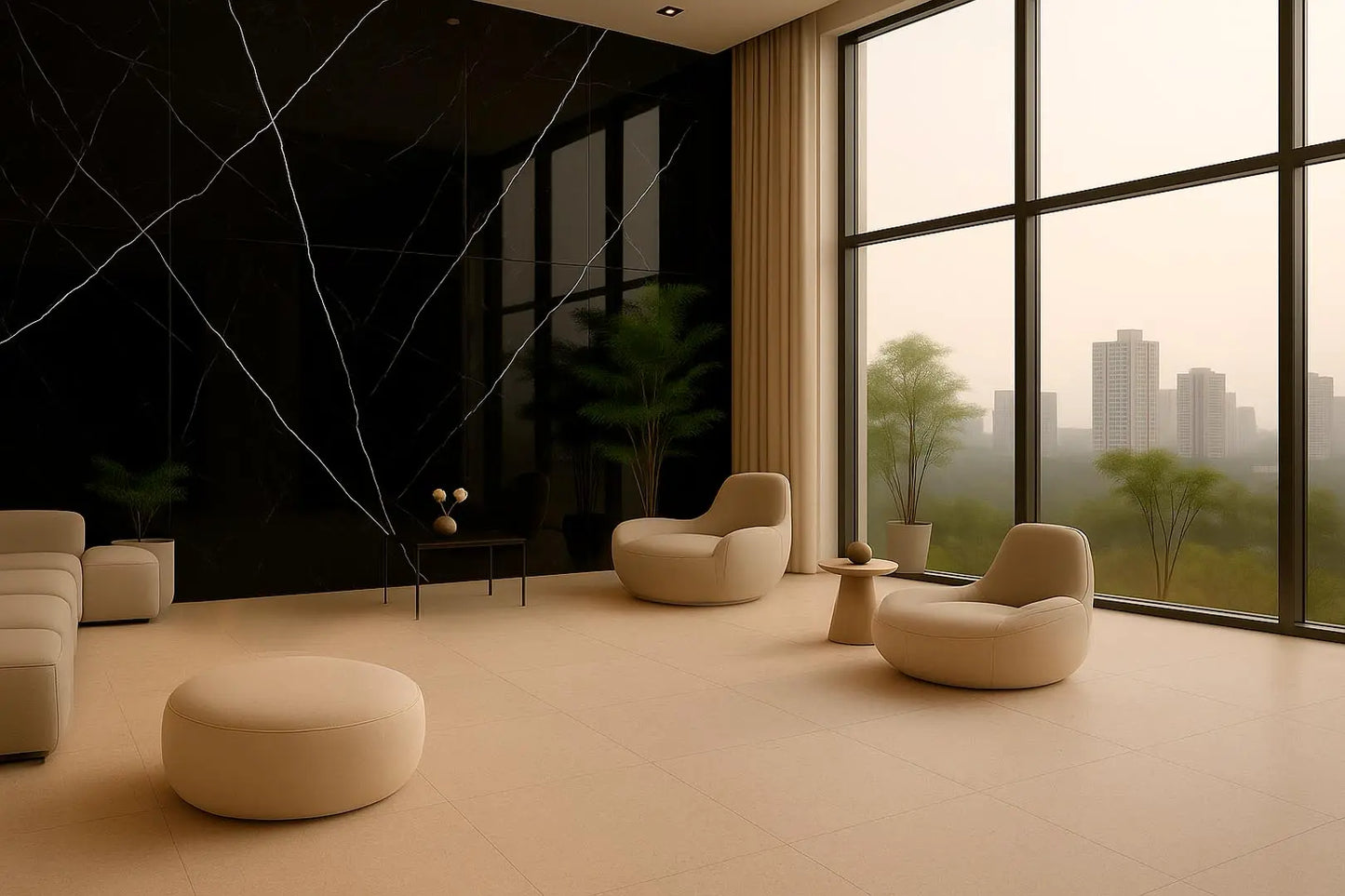 Raphael Porcelain Nero Marquina
