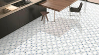 Azure Bahia Knot Polished Porcelain Tile 32" x 32"