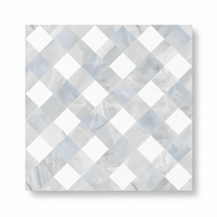 Azure Bahia Harlequin Polished Porcelain Tile 32 x 32 | Matte or Polished