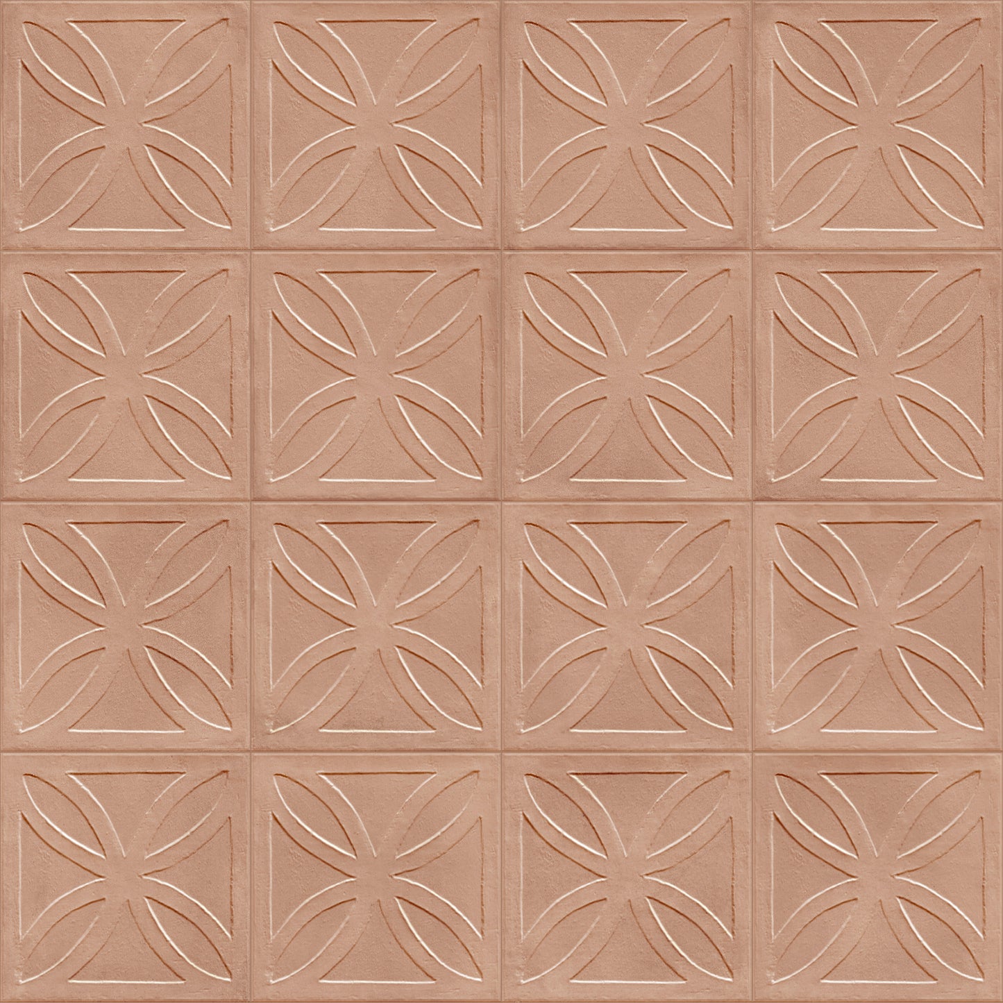 8x8 Amora 3D Structured Cotto porcelain tile
