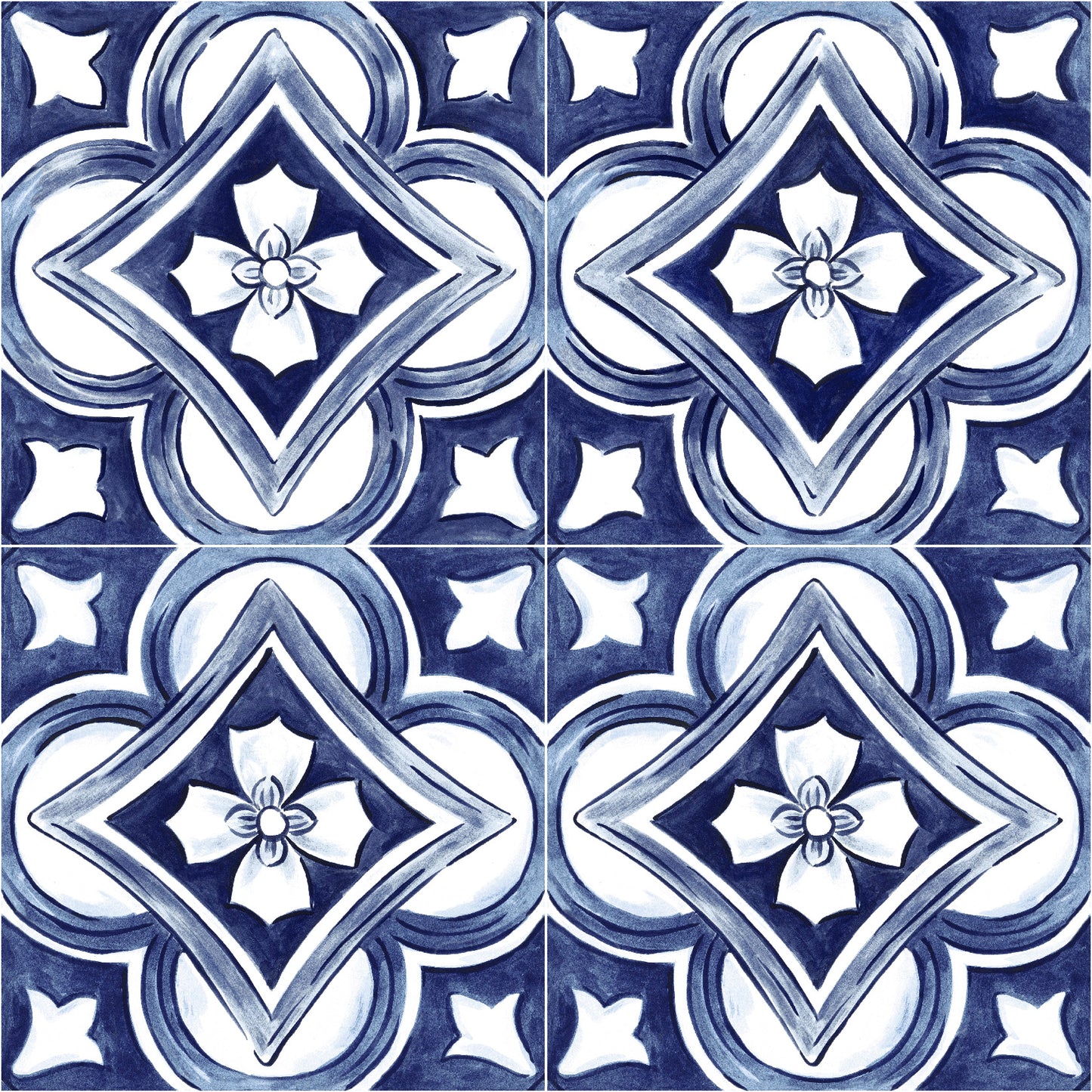 8x8 Amora Maiolica 1 porcelain tile