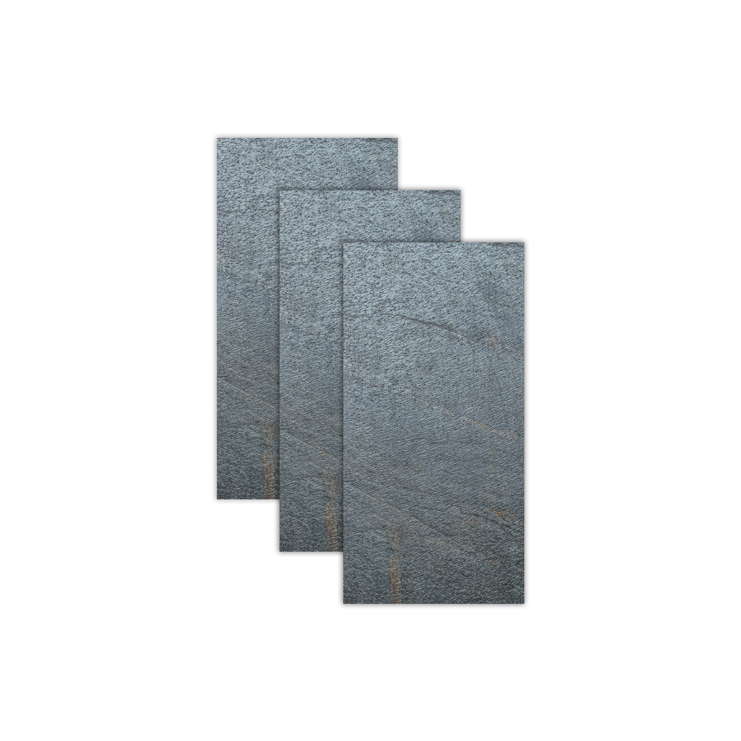 River Bed - Real Stone Veneer Sheets [Pack of 3]