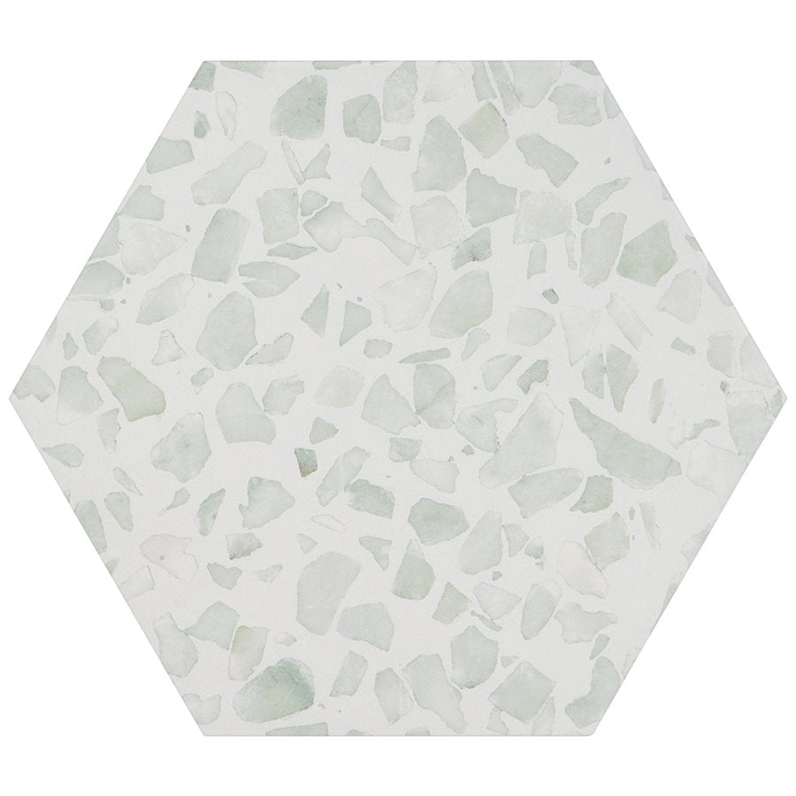 9x10 Riazza Green porcelain tile