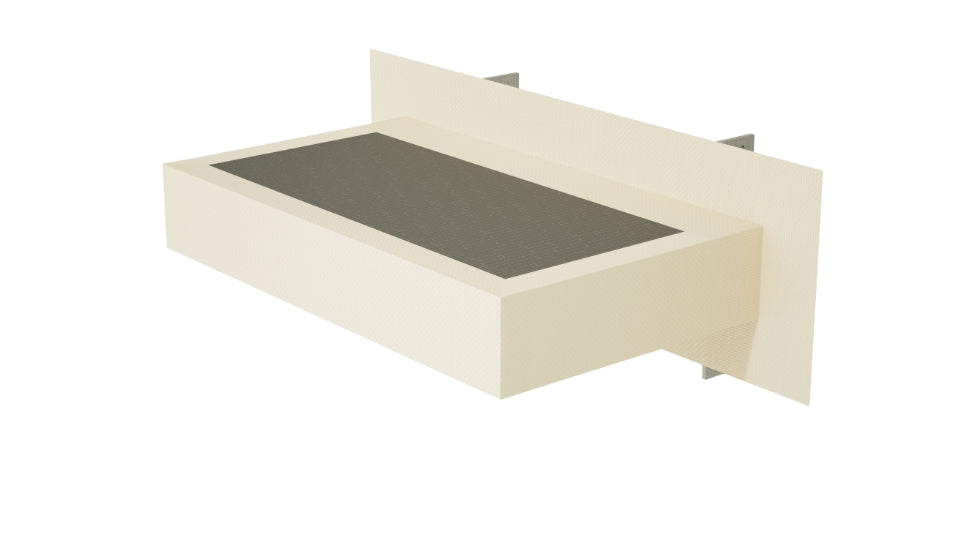 The Original Floating Shower Bench Kit with The Original Shower Bench Bracket®