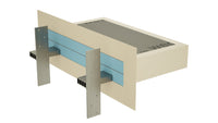 The Original™ Floating Shower Bench Kit­® with wedi® & Original Shower Bench Bracket®