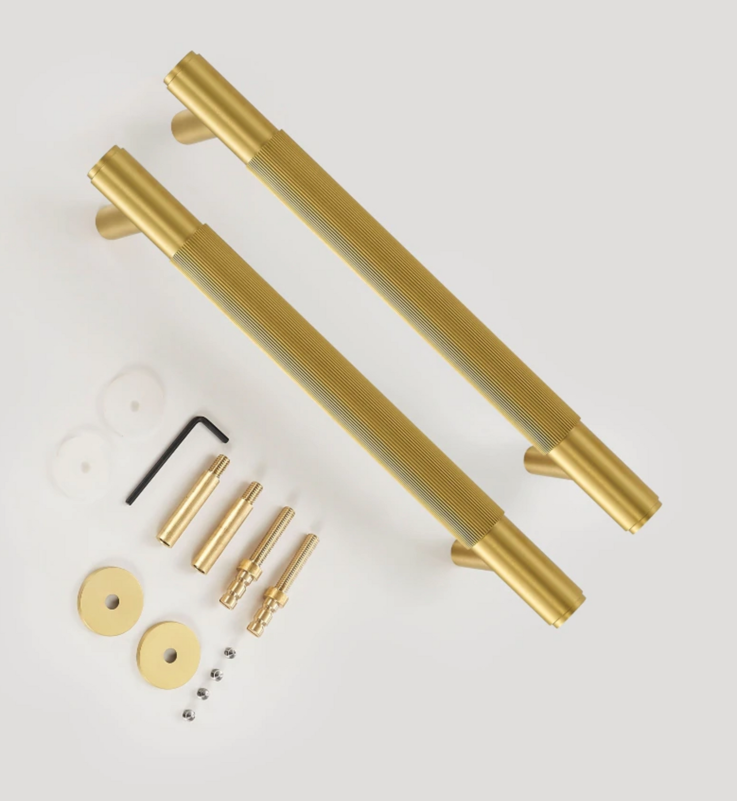 Premium Linear Solid Brass Sliding Door Handles