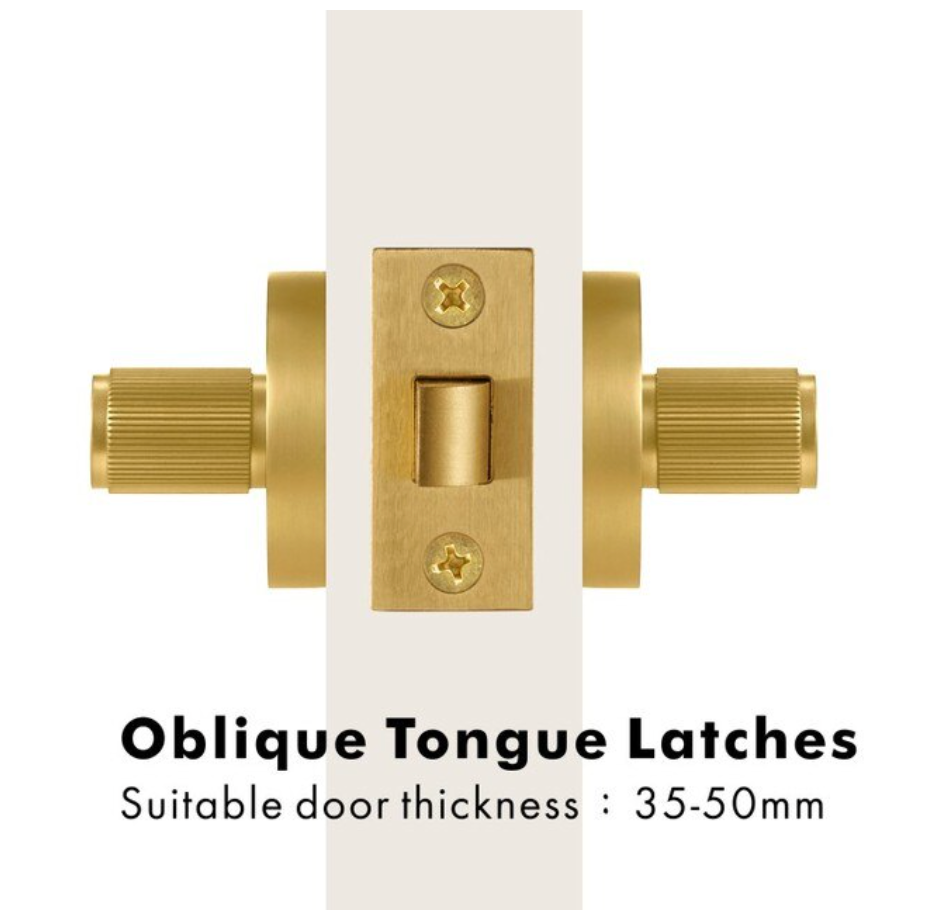 Premium Linear Solid Brass Sliding Door Handles