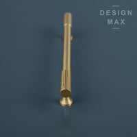 Signature Matte Solid Brass Cabinet Pull