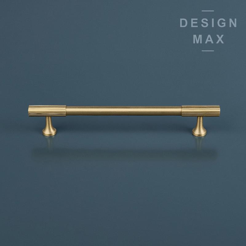 Signature Matte Solid Brass Cabinet Pull