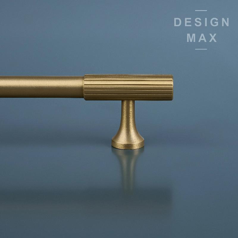 Signature Matte Solid Brass Cabinet Pull