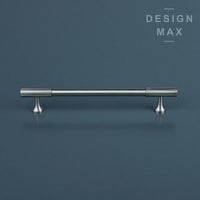 Signature Satin Silver Solid Brass Cabinet Pull