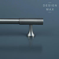 Signature Satin Silver Solid Brass Cabinet Pull