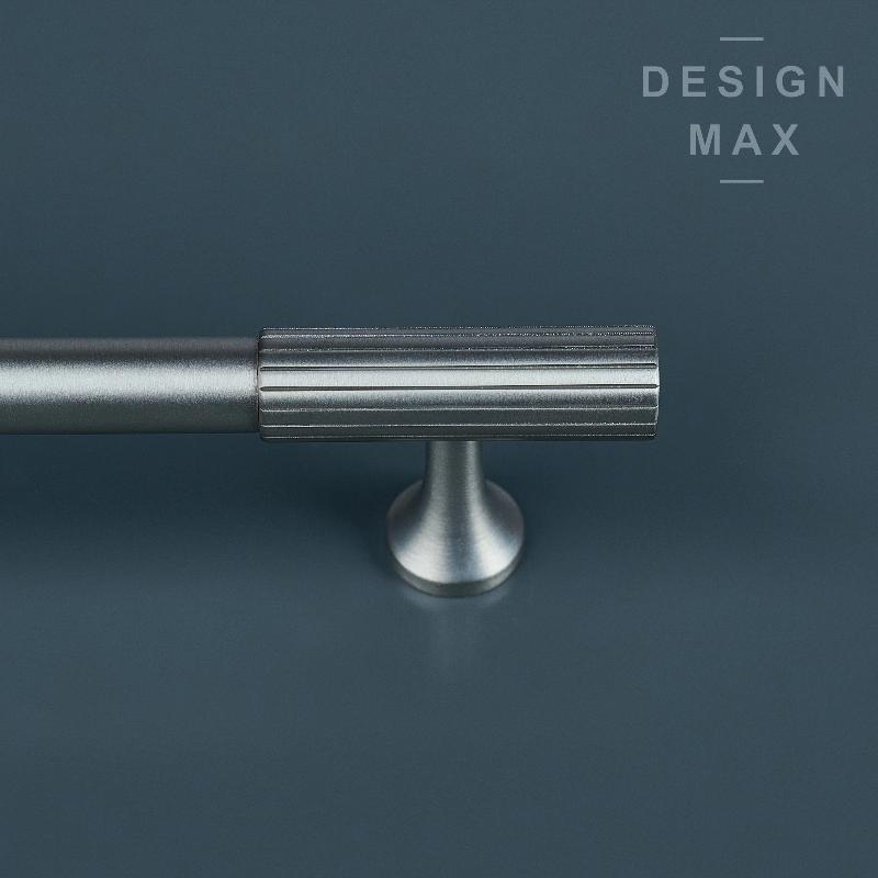 Signature Satin Silver Solid Brass Cabinet Pull