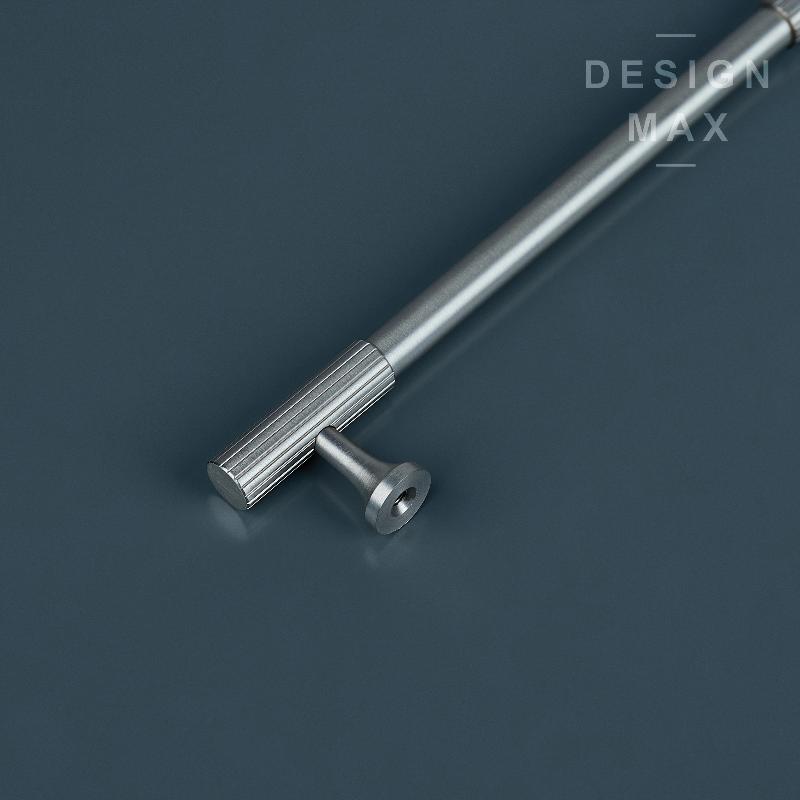 Signature Satin Silver Solid Brass Cabinet Pull