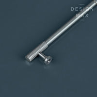 Signature Satin Silver Solid Brass Cabinet Pull