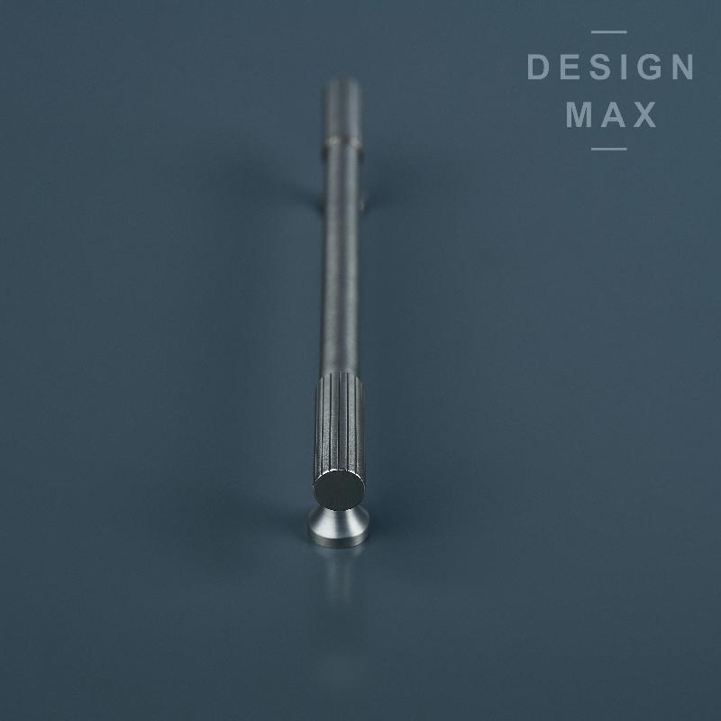 Signature Satin Silver Solid Brass Cabinet Pull
