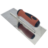 Stainless Steel V-Notch Trowel - 1/4"