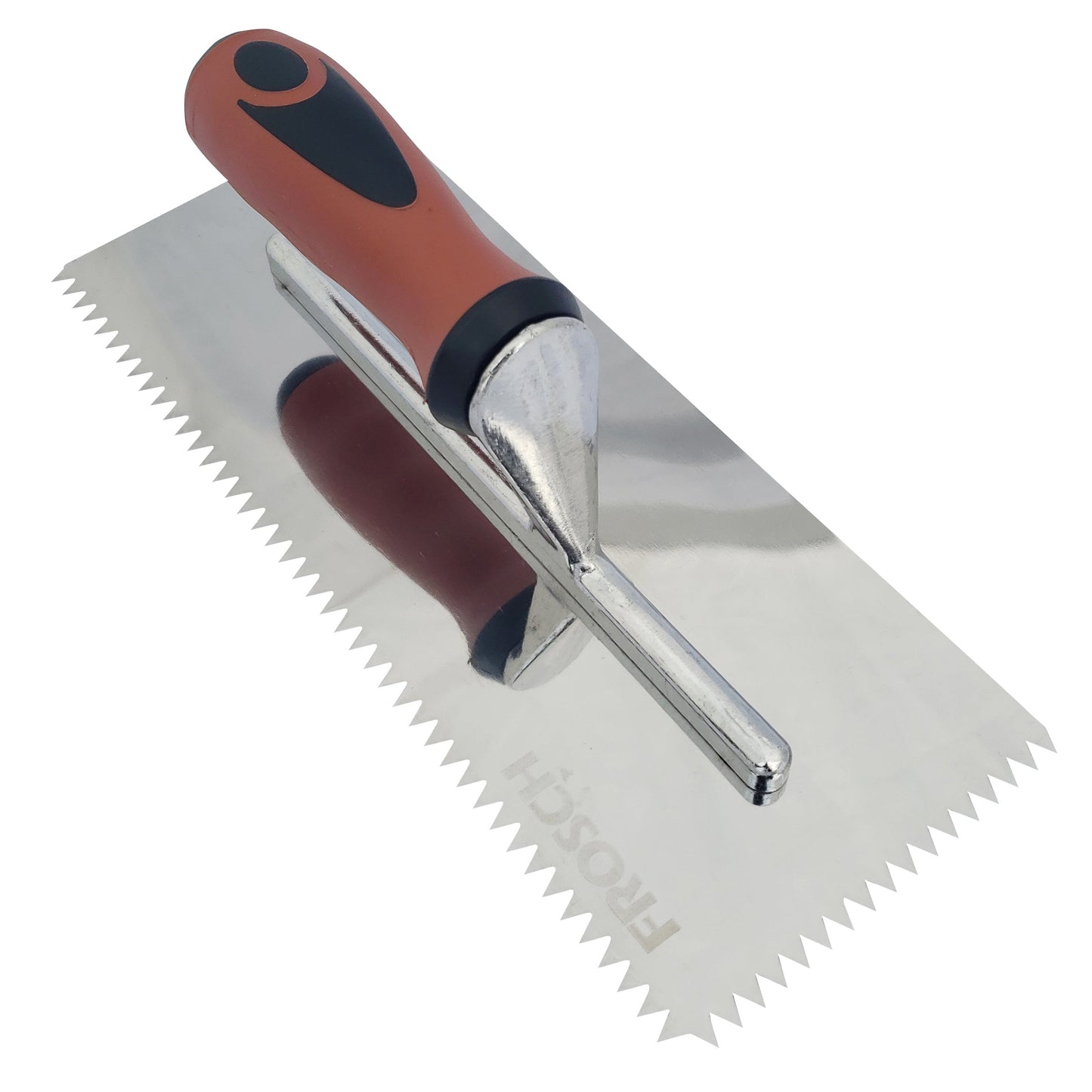 Stainless Steel V-Notch Trowel - 1/4"