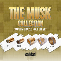 Vacuum Brazed Hole Saw Bit Set: (5 PCS) - The Musk Collection