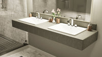 The Original Floating Bathroom Vanity Kit® with Original Vanity Bracket®