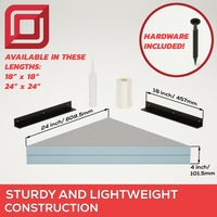 The Original Floating Corner Shower Bench Kit™ with wedi®