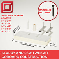 The Original™ Floating Shower Bench Kit­™ with GoBoard® & Original Shower Bench Bracket®