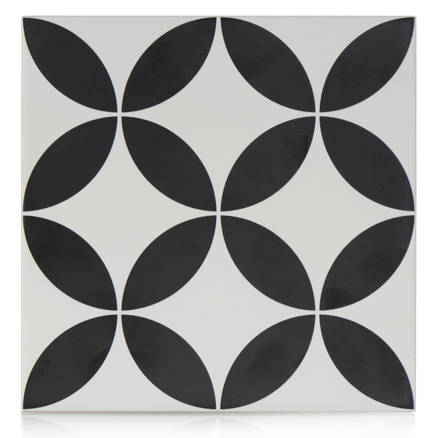 8x8 Bold Light Black porcelain tile