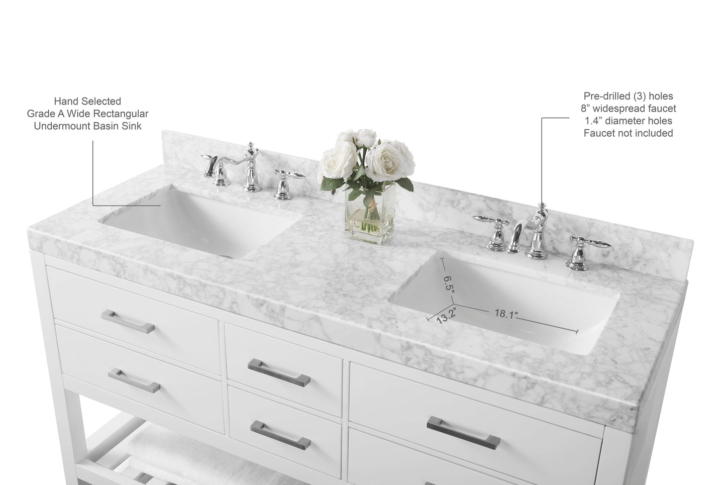 Elizabeth Bathroom Vanity Collection