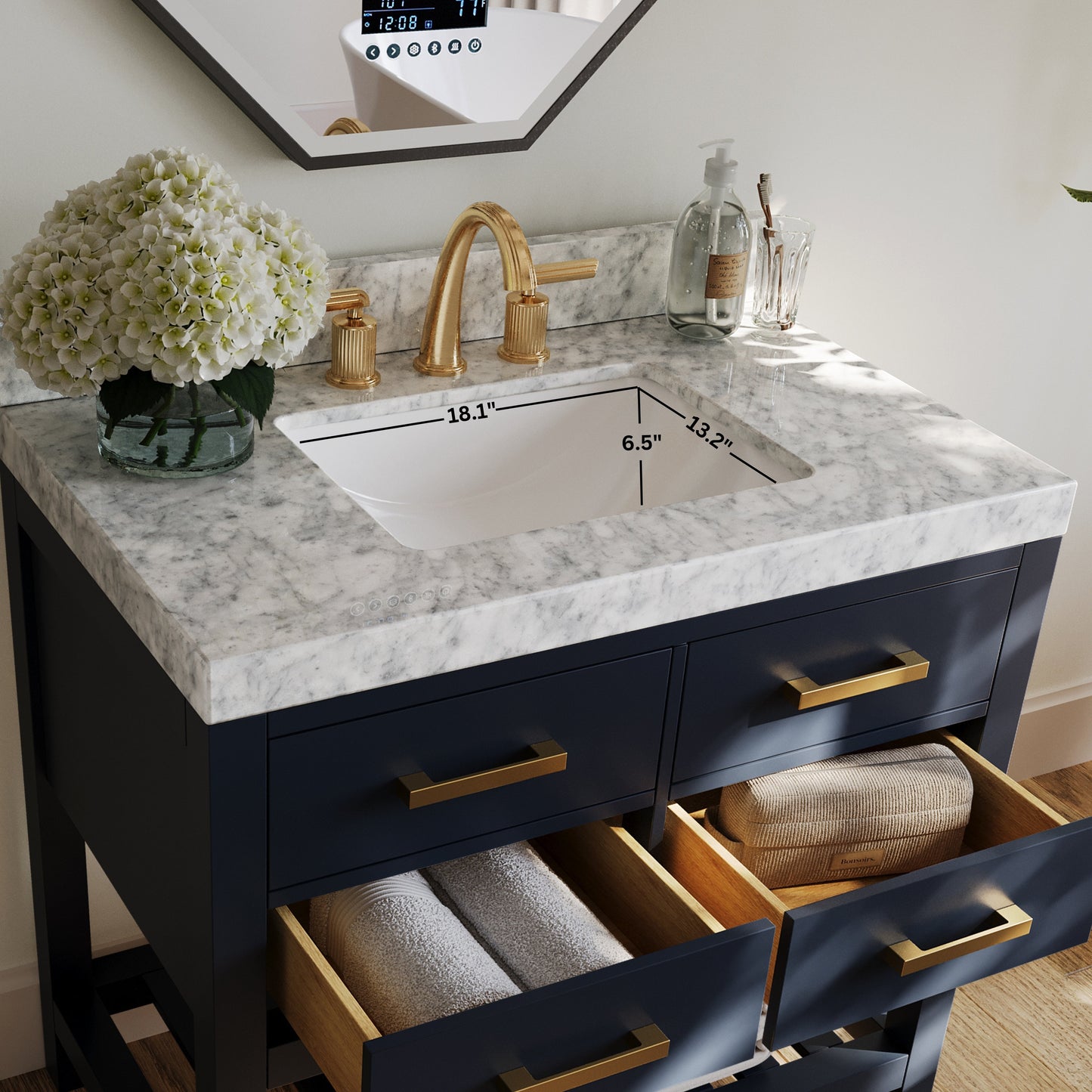 Elizabeth Bathroom Vanity Collection