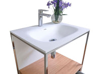 Tory Bathroom Vanity with Solid Surface Top Cabinet Set with Mirror