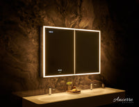 Pagani LED Mirror Cabinet with Defogger, Dimmer, Magnifier & USB outlet