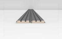 Lux Acoustic Walnut 3D Slat Panel Wall Profile - MDF - Industry Tile