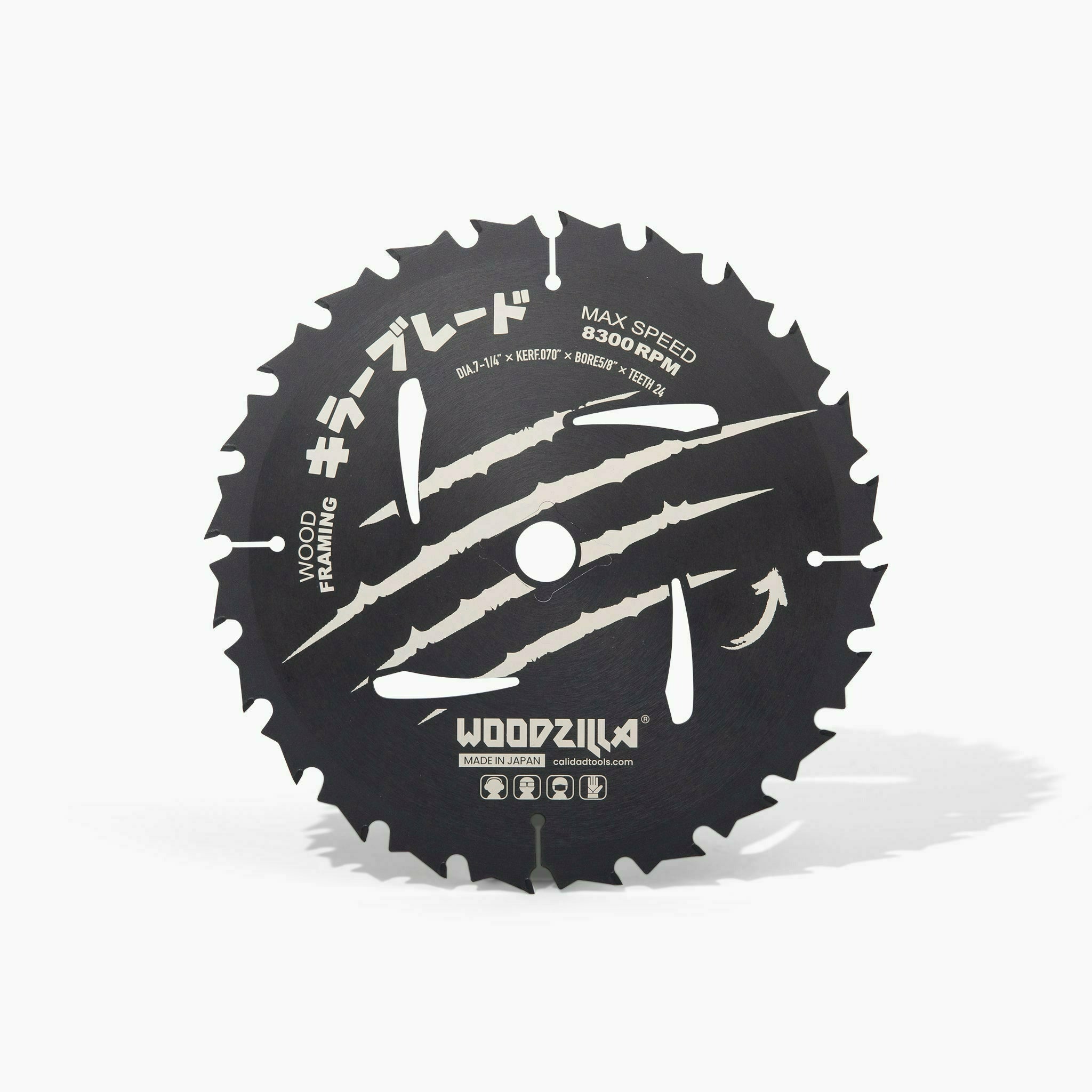 7-1/4" 24-Tooth Wood Framing Universal Circular Saw Blade - Woodzilla