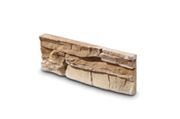 Siena Marron Cement Ledger Stone Wall - Industry Tile