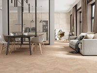 Chevron Maple Wood Look Porcelain Tile 24x48" - Tilevanity.com
