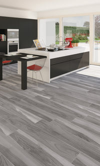 8x48 Abetone Gray Wood Look porcelain tile