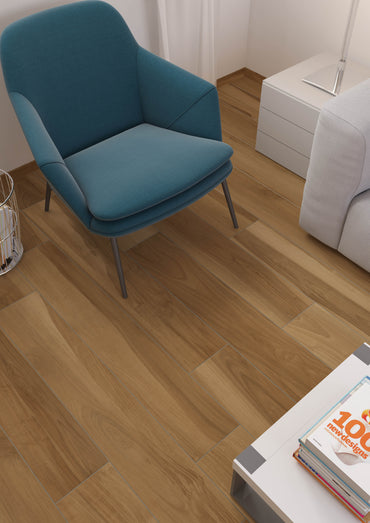 8x48 Abetone Miele Wood Look porcelain tile