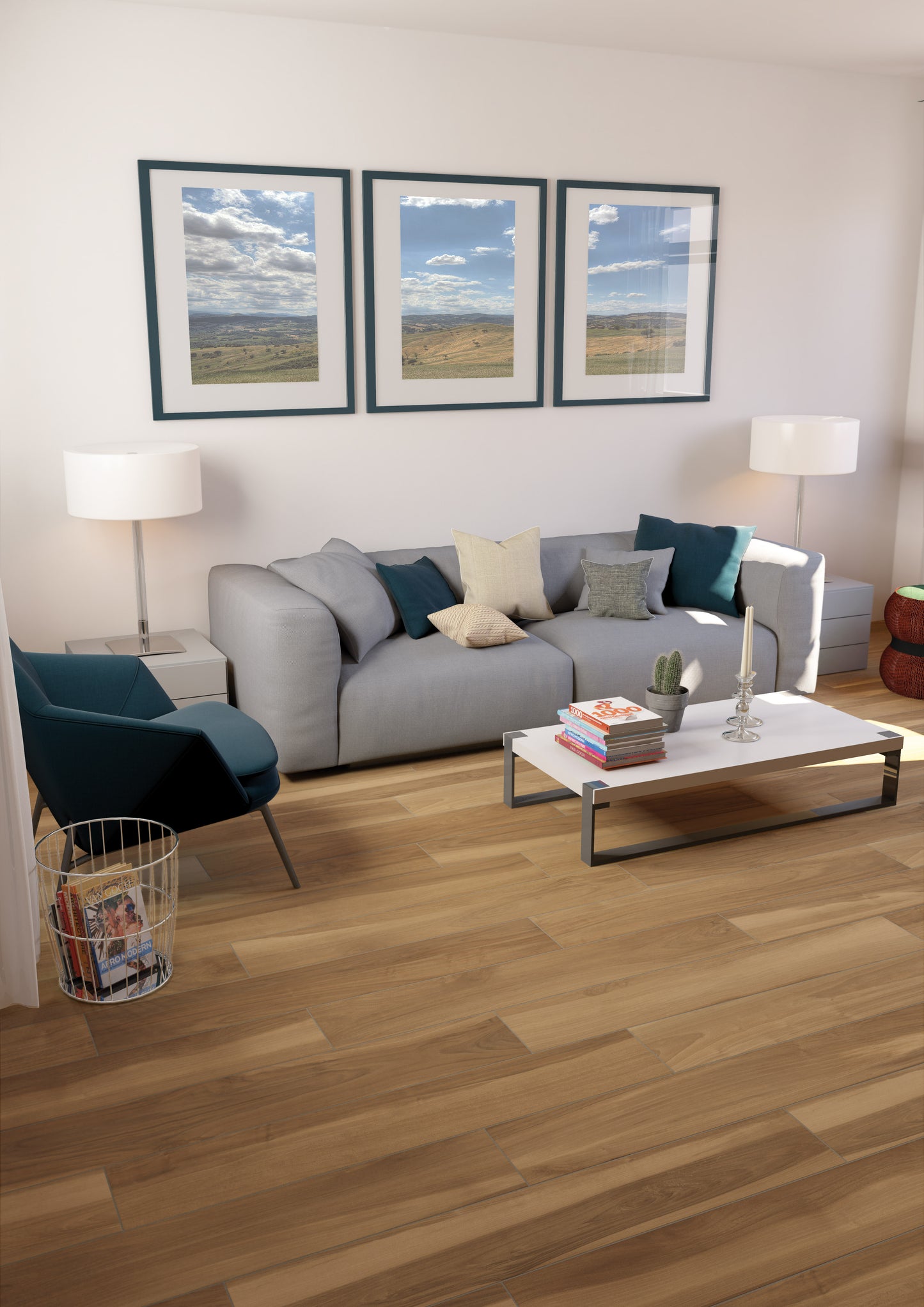 8x48 Abetone Miele Wood Look porcelain tile