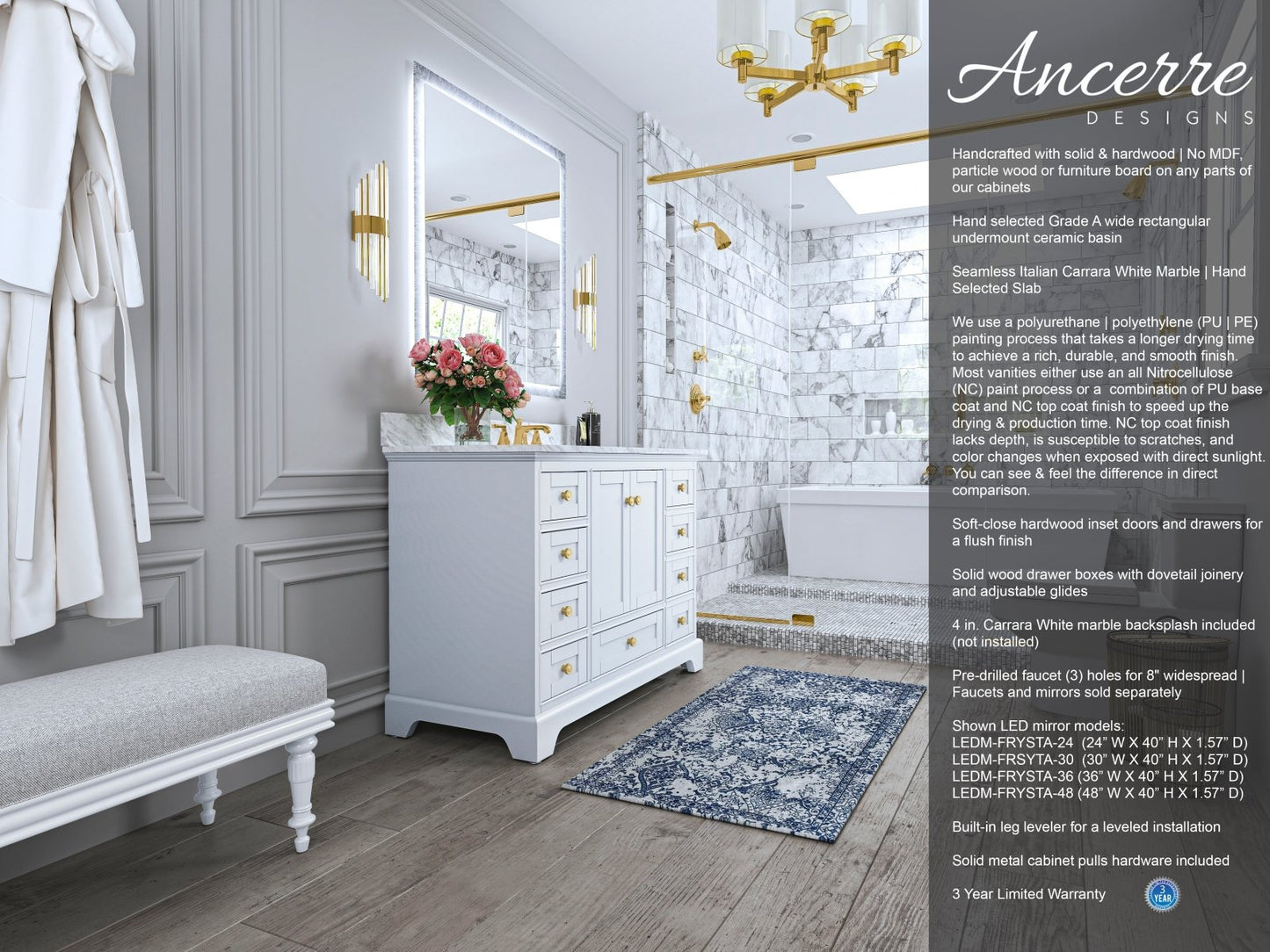 Audrey Bathroom Vanity Set